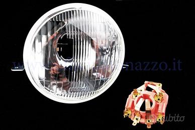 Fanale anteriore in vetro completo di portalampada