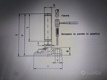 Piedini regolabili M12x70 n° 24pz