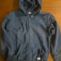 Felpa con cappuccio e zip bambino 5 - 6 anni