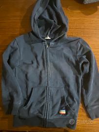 Felpa con cappuccio e zip bambino 5 - 6 anni