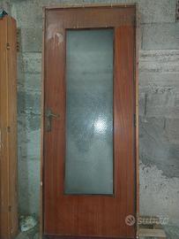 3 porte legno senza vetro e porta legno con vetro 