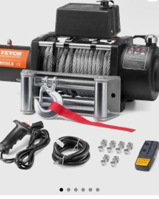 verricello elettrico VEVOR 12v 18000lb