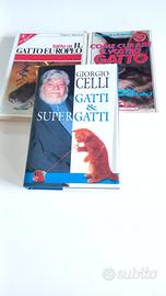 3 libri , tutto sui gatti