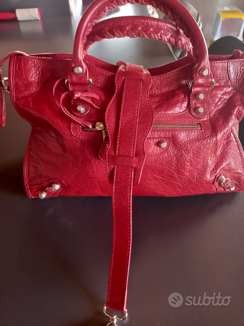 Balenciaga hot sale borsa rossa