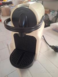 Macchina caffe x ricambi nespresso delonghi bianca
