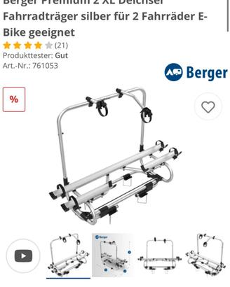portabici Berger xl