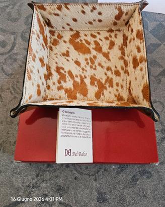 Svuotatasche in Vera Pelle e Cavallino "Del Balzo"