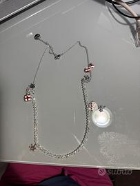 Collana originale Swarovski Hello Kitty, nuova