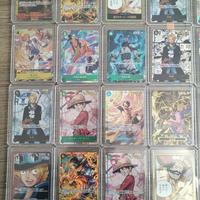Lotto di carte one piece
