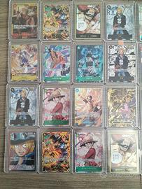 Lotto di carte one piece