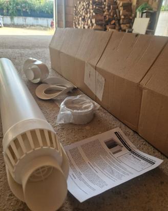Kit espulsione fumi a condensazione in parete