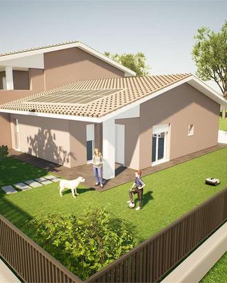 Villino angolare indipendente
