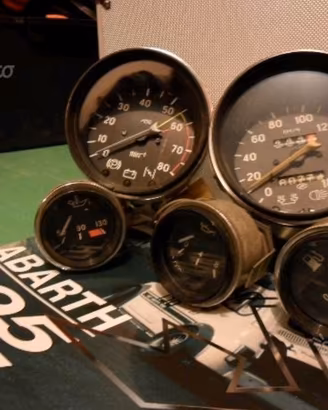 Kit 5 strumenti Fiat 500 abarth