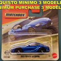 Matchbox 2023 Toyota GR Supra blu