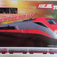 Trenino, con rotaie, a batteria
