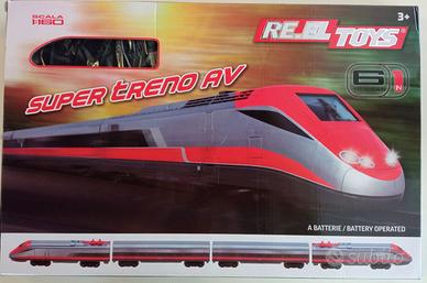 Trenino, con rotaie, a batteria