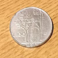 100 lire Minerva del 1956