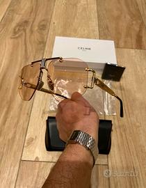 Celine Occhiali da sole Oro Luxury