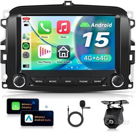 4G+64G Autoradio Android per Fiat 500L 2013-2019