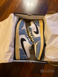 AIR  JORDAN 1 LOW SE WRMK SASHIKO DENIM