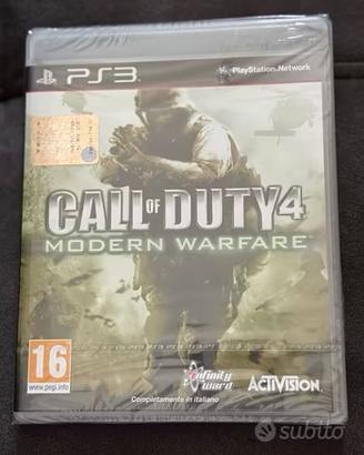 Call of Duty 4 Modern Warfare PS3 Nuovo Sigillato