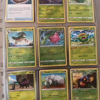 Lotto carte Pomemon Erba