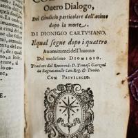 Libro antico su inferno e paradiso. Ziletti 1583