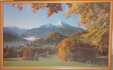 puzzle 5000 PZ montato e incorniciato