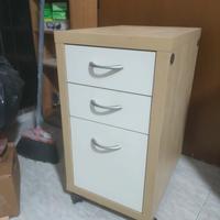 cassettiera con schedario ikea Mikael