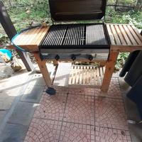 Barbecue con pietra lavica