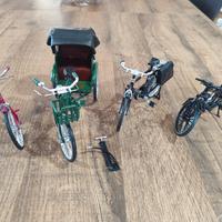 Collezione biciclette in miniatura 