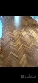 Lotto parquet 25mq teak massellato