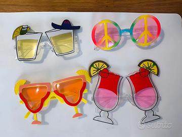 Occhiali da party festa tequila hippie 