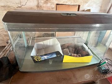 Acquario BOYU 100cm + Pompa e Decorazioni
