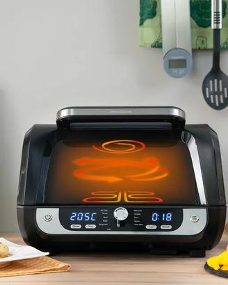 Friggitrice ad Aria con Grill, Accessori e Ricetta