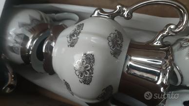 Set servizio da te placcato argento