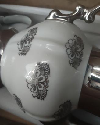 Set servizio da te placcato argento