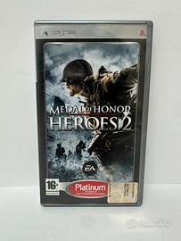 Medal of Honor Heroes 2 - PSP Platinum (Completo)