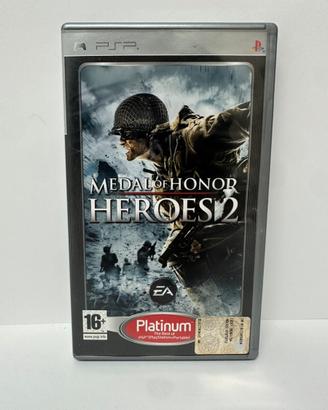 Medal of Honor Heroes 2 - PSP Platinum (Completo)