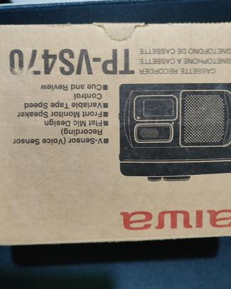 registratore a cassetta aiwa tp-vs470