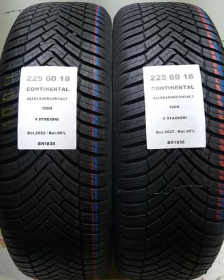 2 GOMME 225 60 18 CONTINENTAL BR1838