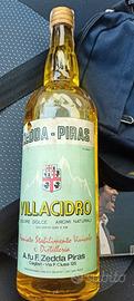 Bottiglia liquore Villacidro epoca