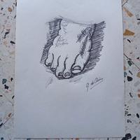 Giorgio de Chirico copia d'autore china cm33x25