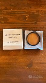 filtro di bilanciamento della luce ambra N. 10
