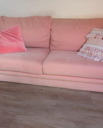 Divano rosa due posti