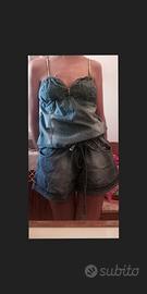 jumpsuits in denim t. M