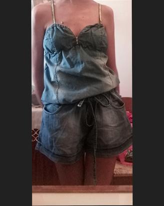 jumpsuits in denim t. M