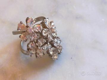 Anello fiori Swaroski
