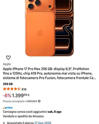 Iphone 17 pro max 254