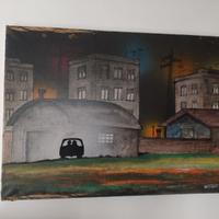 quadro tecnica mista Piero Cruciani Antinori